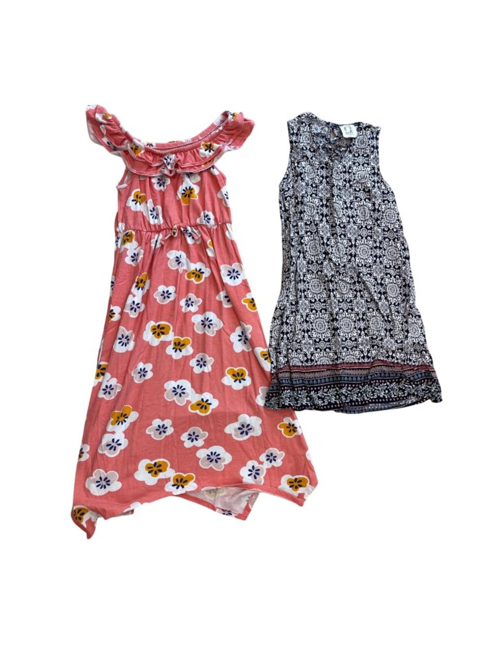 Cat & Jack and People's Project LA Dresses Girls Size 7-8 Maxi A-Line Rayon Knit